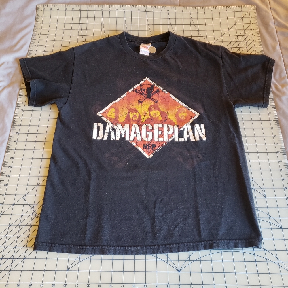 2004 Damageplan concert t shirt L Dimebag Darrell